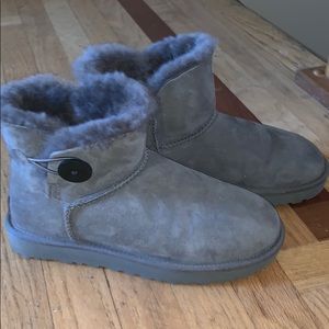 Grey Ugg Booties
